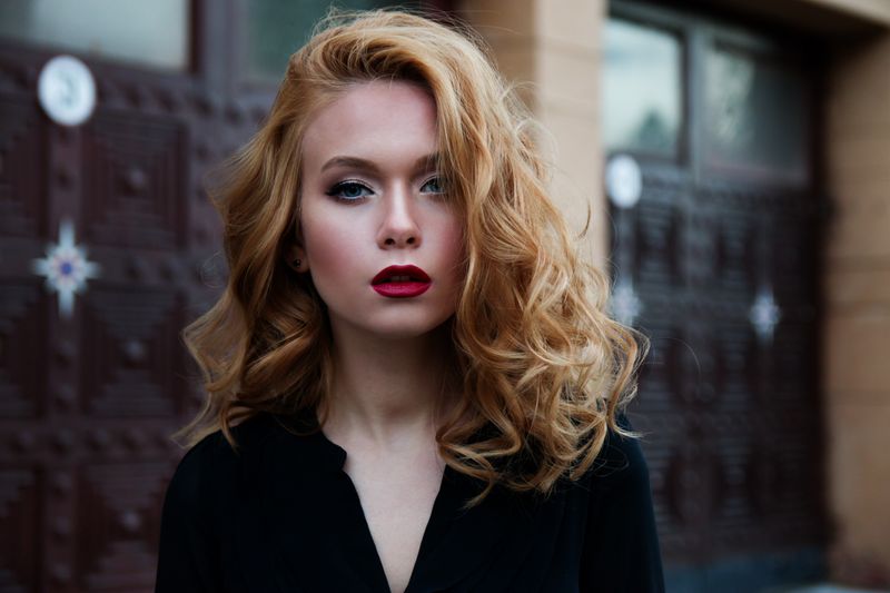 Confident woman portrait